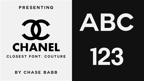 chanel logo font download free